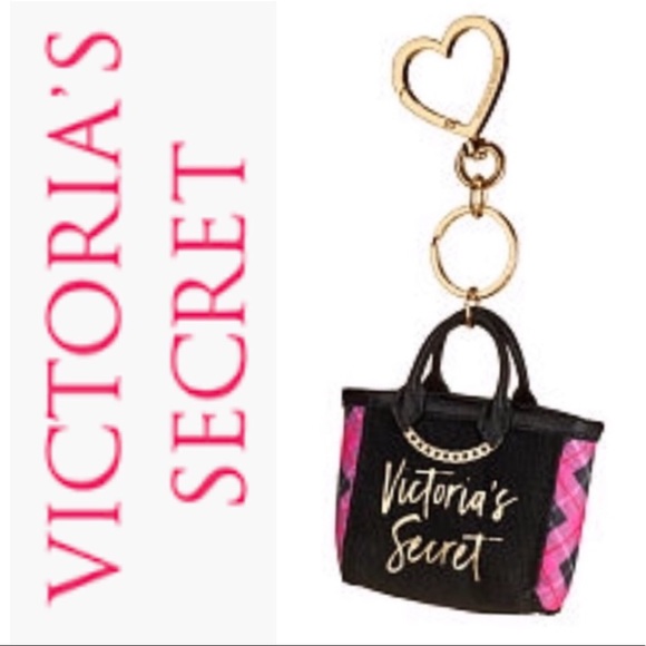Victoria/'s Secret Mini City Backpack Faux Leather Keychain Keyring Handbag Charm